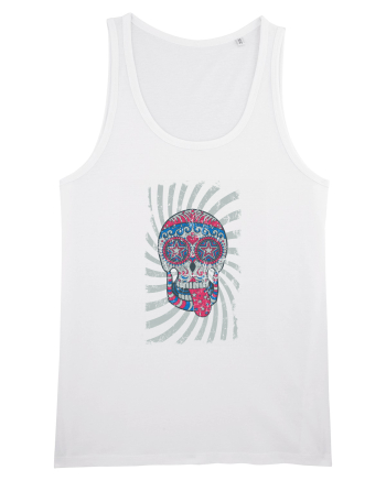 American Sugar Skull White