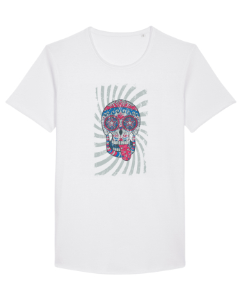 American Sugar Skull White