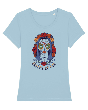 Fleurs Du Mal Woman Skull Sky Blue