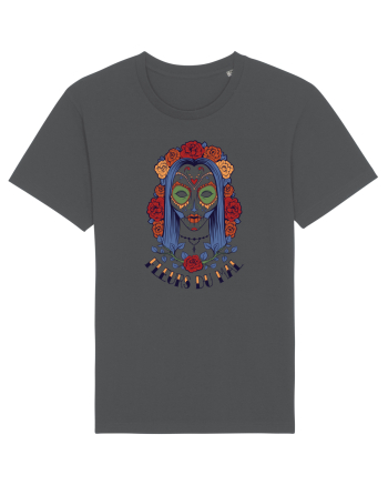 Fleurs Du Mal Woman Skull Anthracite