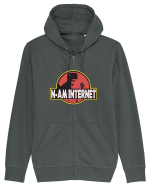 N-am Internet Hanorac cu fermoar Unisex Connector