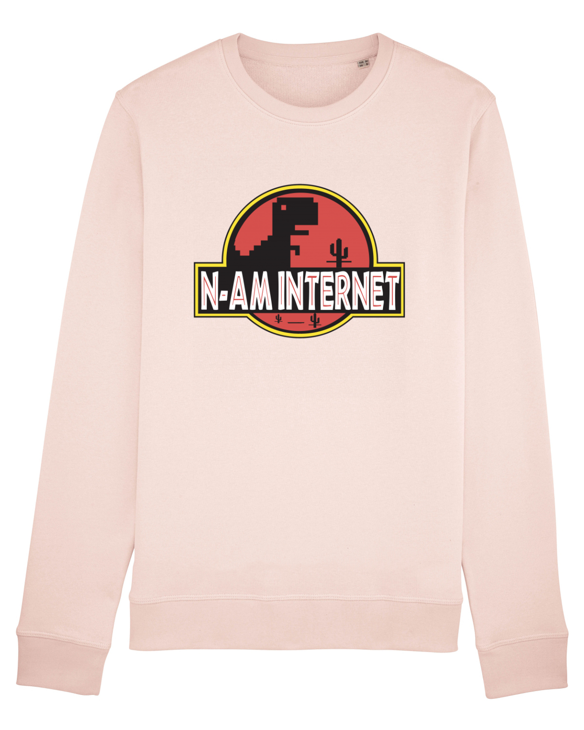 Bluză mânecă lungă Unisex Rise Candy Pink
