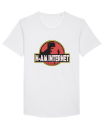 N-am Internet Tricou mânecă scurtă guler larg Bărbat Skater