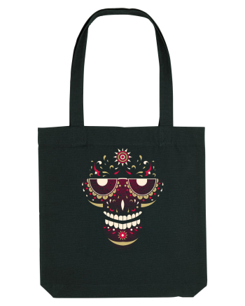 Pink Salsa Skull Black
