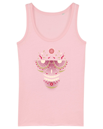 Pink Salsa Skull Cotton Pink