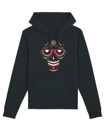 Pink Salsa Skull Black