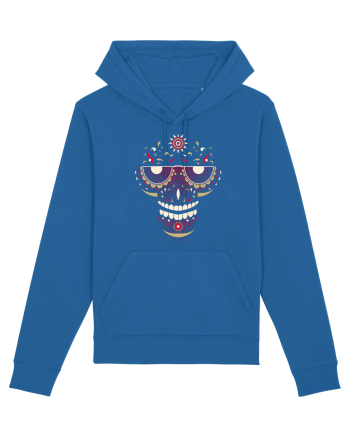 Pink Salsa Skull Royal Blue