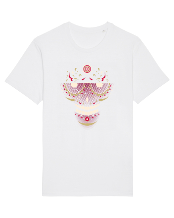 Pink Salsa Skull White