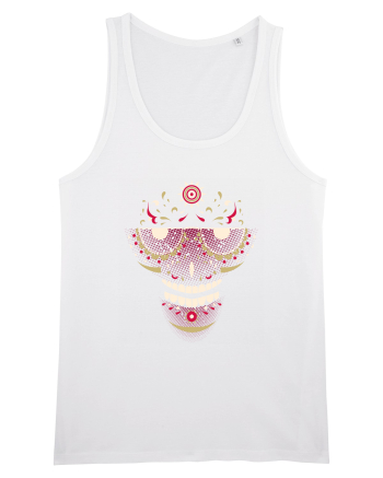 Pink Salsa Skull White