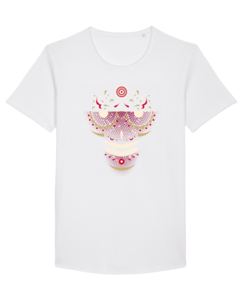 Pink Salsa Skull White
