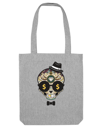 Dollar Sugar Skull Heather Grey