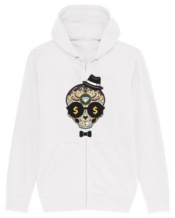 Dollar Sugar Skull White