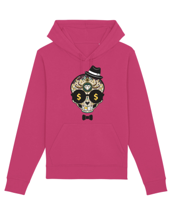 Dollar Sugar Skull Raspberry