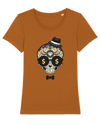 Dollar Sugar Skull Roasted Orange