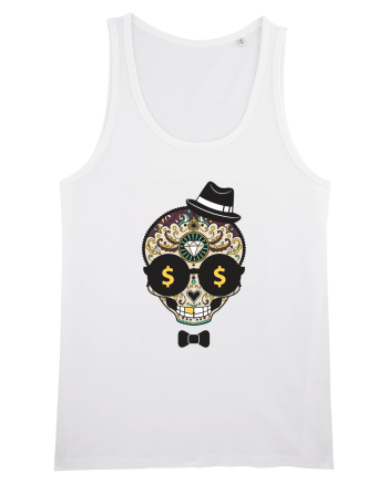 Dollar Sugar Skull White