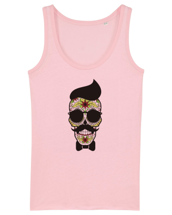 Hipster Skull Cotton Pink