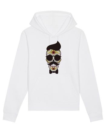 Hipster Skull White