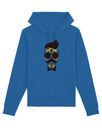 Hipster Skull Royal Blue
