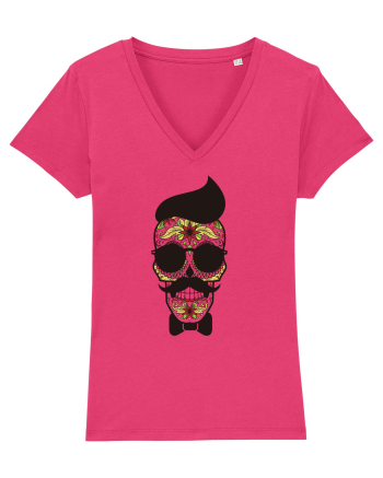 Hipster Skull Raspberry