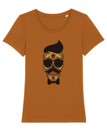 Hipster Skull Roasted Orange