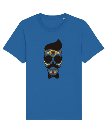 Hipster Skull Royal Blue