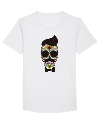 Hipster Skull White