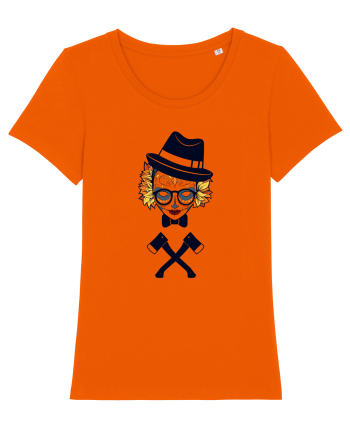 Autumn Monster Skull Bright Orange