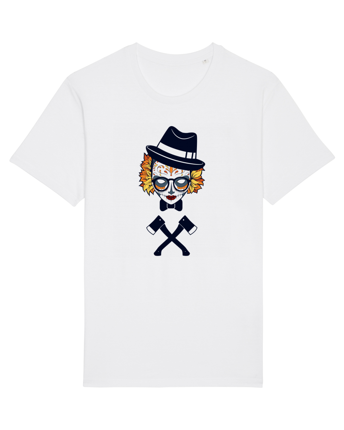 Tricou mânecă scurtă Unisex Rocker White
