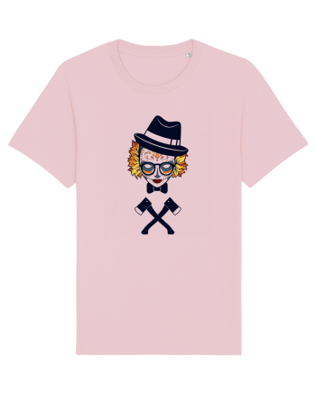 Autumn Monster Skull Cotton Pink