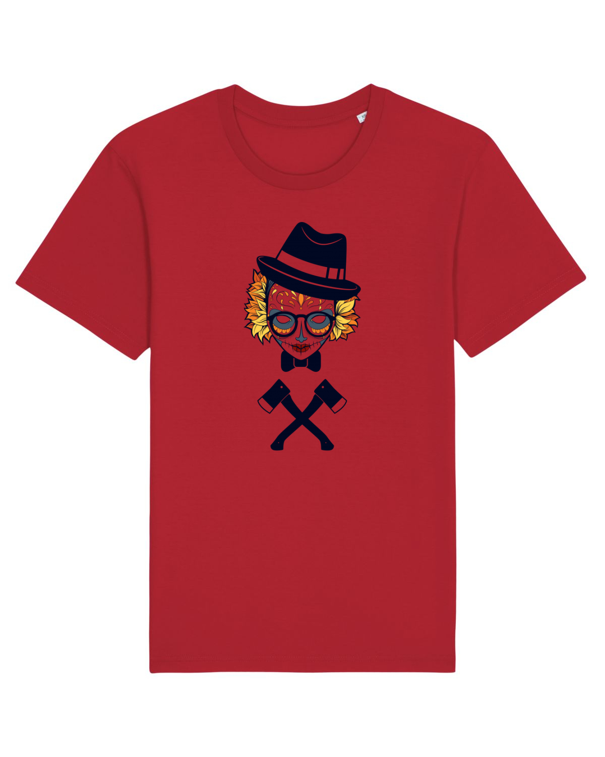 Tricou mânecă scurtă Unisex Rocker Red