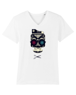 Barber Piano Monster Tricou mânecă scurtă guler V Bărbat Presenter