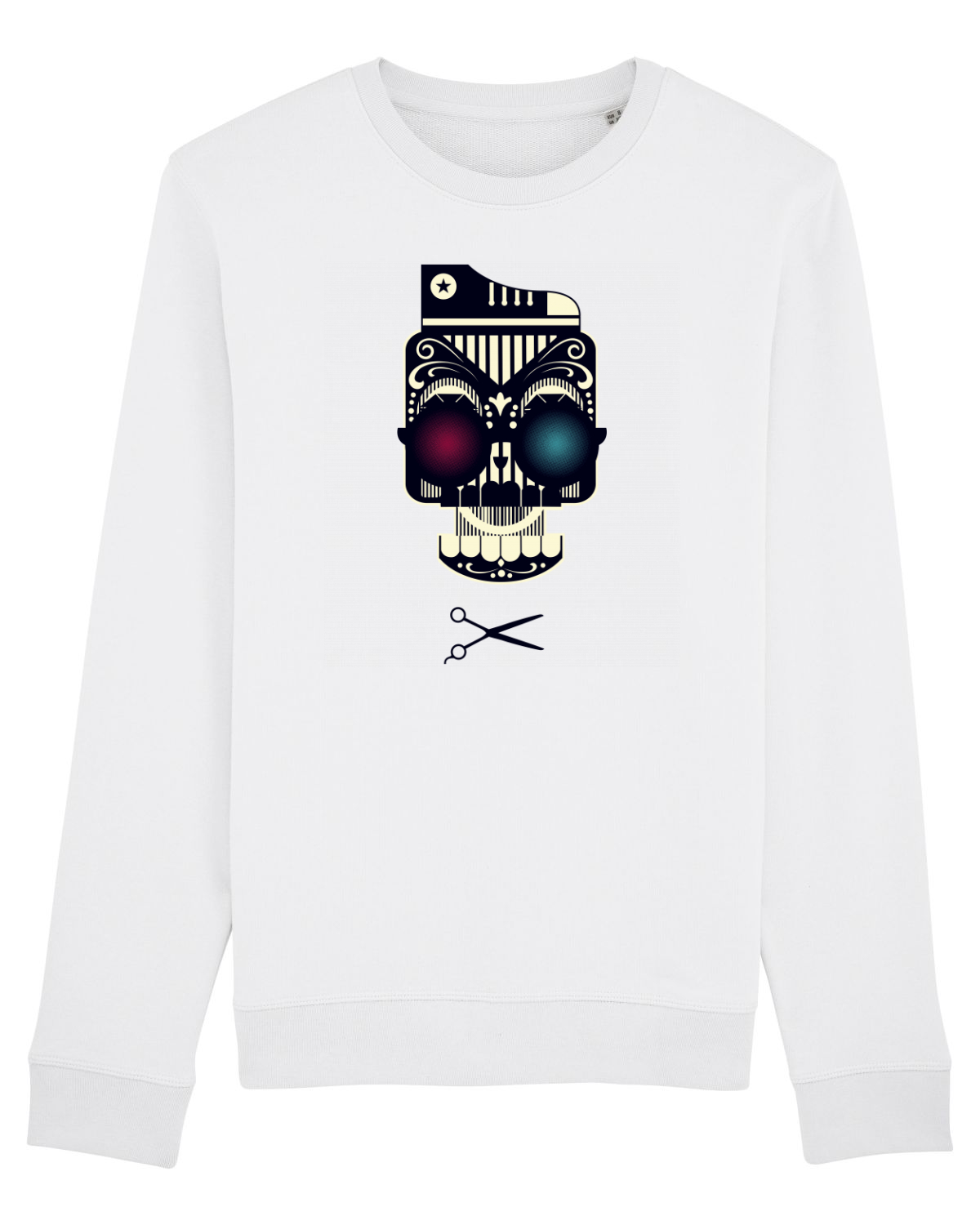 Bluză mânecă lungă Unisex Rise White
