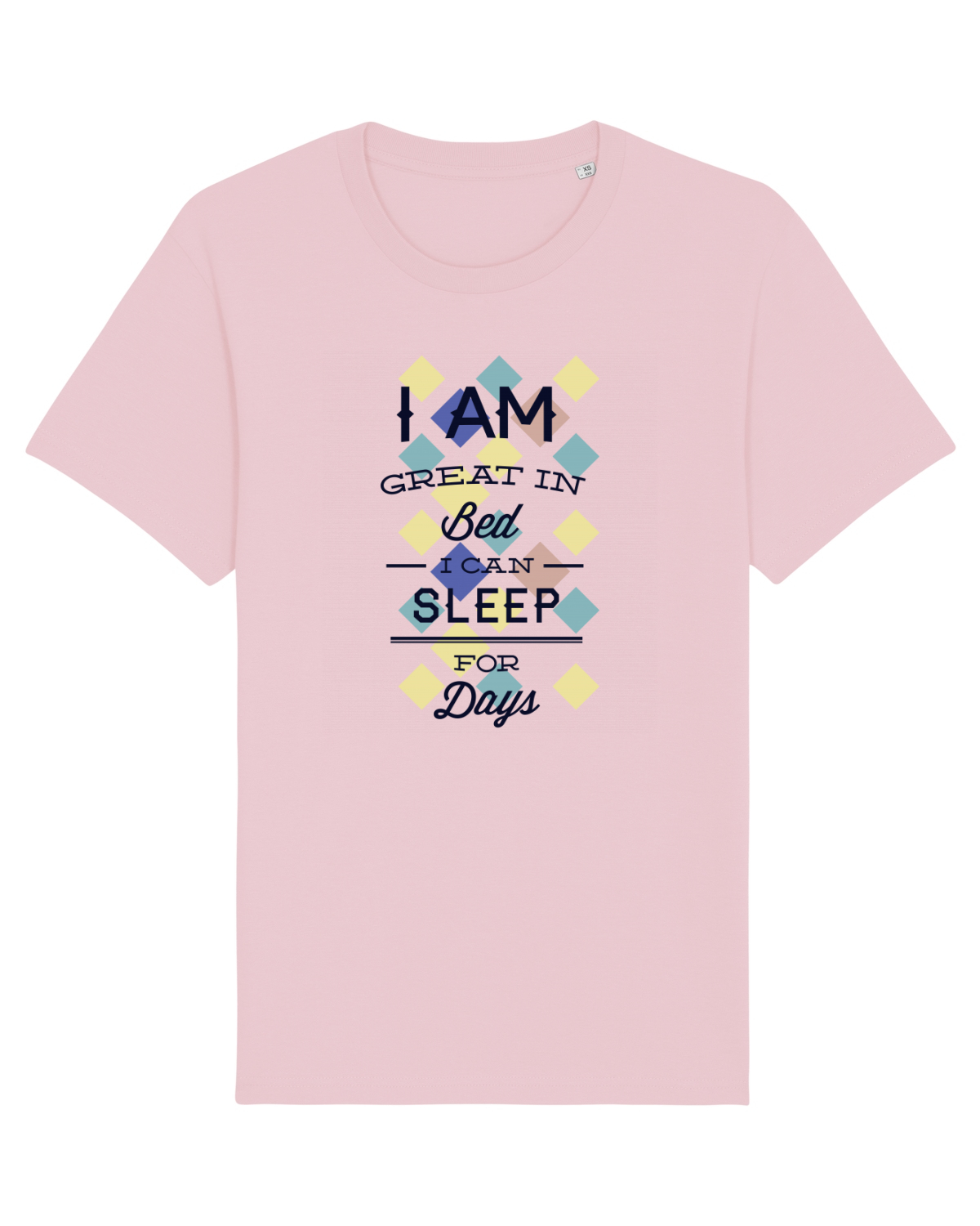 Tricou mânecă scurtă Unisex Rocker Cotton Pink