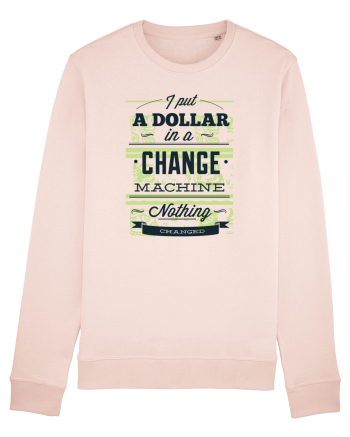 I put a dollar in a chnage machine, nothing changed Candy Pink