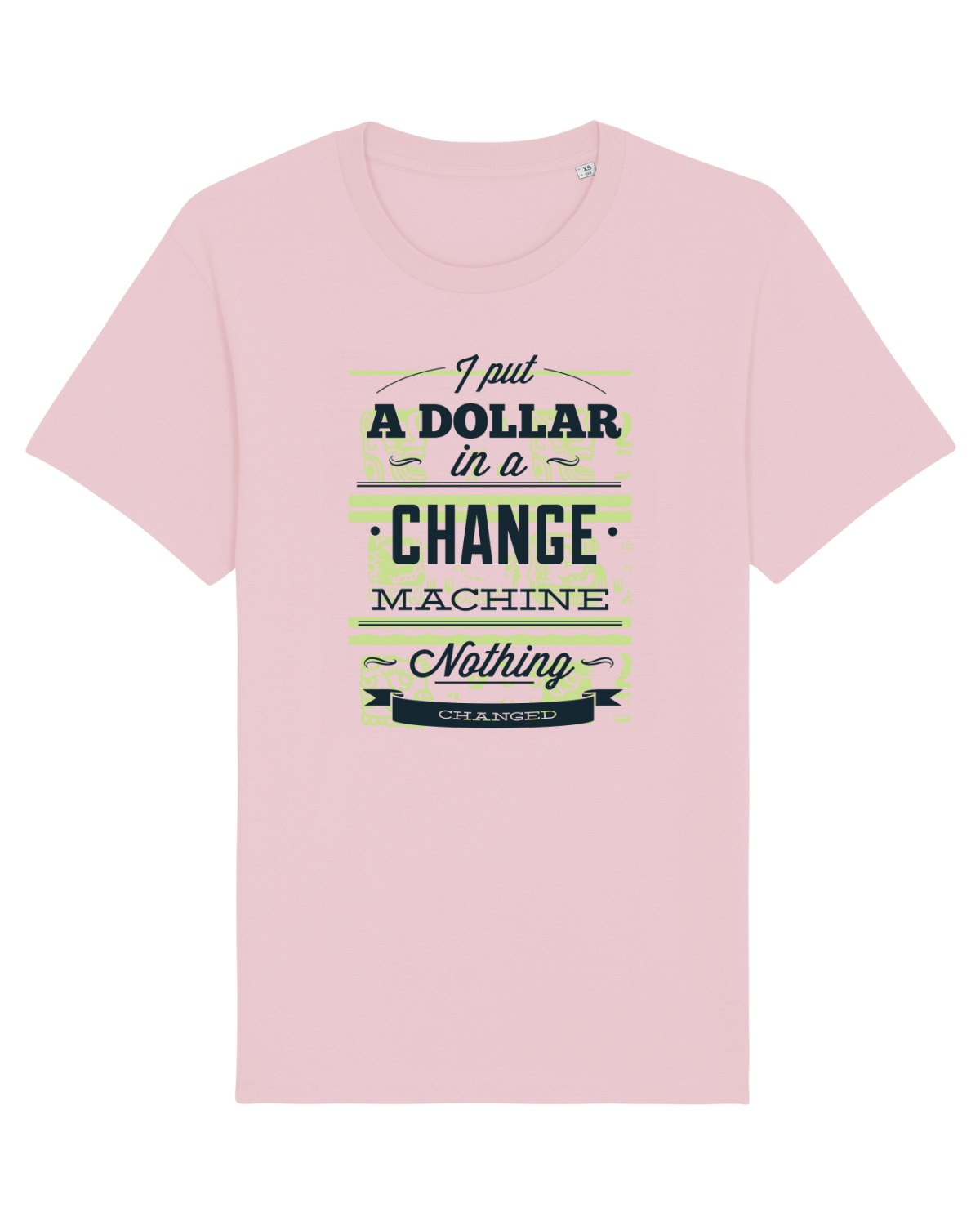 Tricou mânecă scurtă Unisex Rocker Cotton Pink