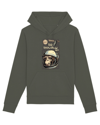 To Boldly Go Astronaut Ape Khaki