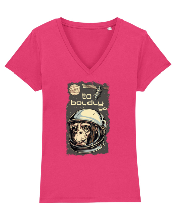 To Boldly Go Astronaut Ape Raspberry