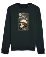 To Boldly Go Astronaut Ape Bluză mânecă lungă Unisex Rise