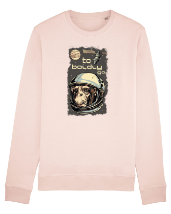 To Boldly Go Astronaut Ape Candy Pink