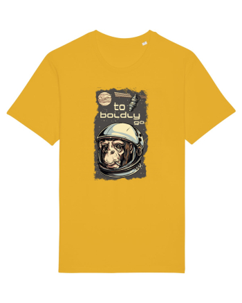 To Boldly Go Astronaut Ape Spectra Yellow