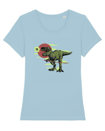 Samurai T-rex Sky Blue
