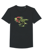 Samurai T-rex Tricou mânecă scurtă guler larg Bărbat Skater