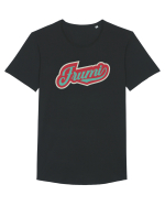 Frumi Tricou mânecă scurtă guler larg Bărbat Skater