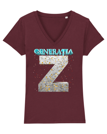 Generația Z Burgundy