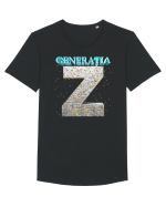 Generația Z Tricou mânecă scurtă guler larg Bărbat Skater