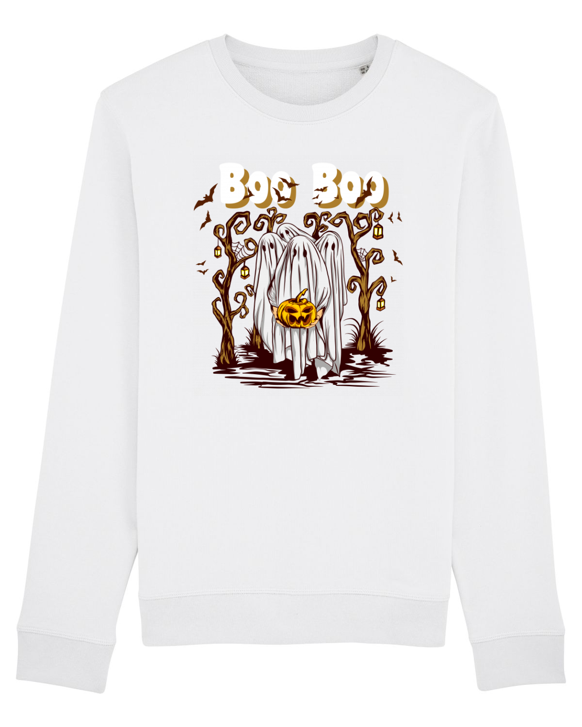 Bluză mânecă lungă Unisex Rise White