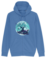 Green Moon Graveyard Hanorac cu fermoar Unisex Connector