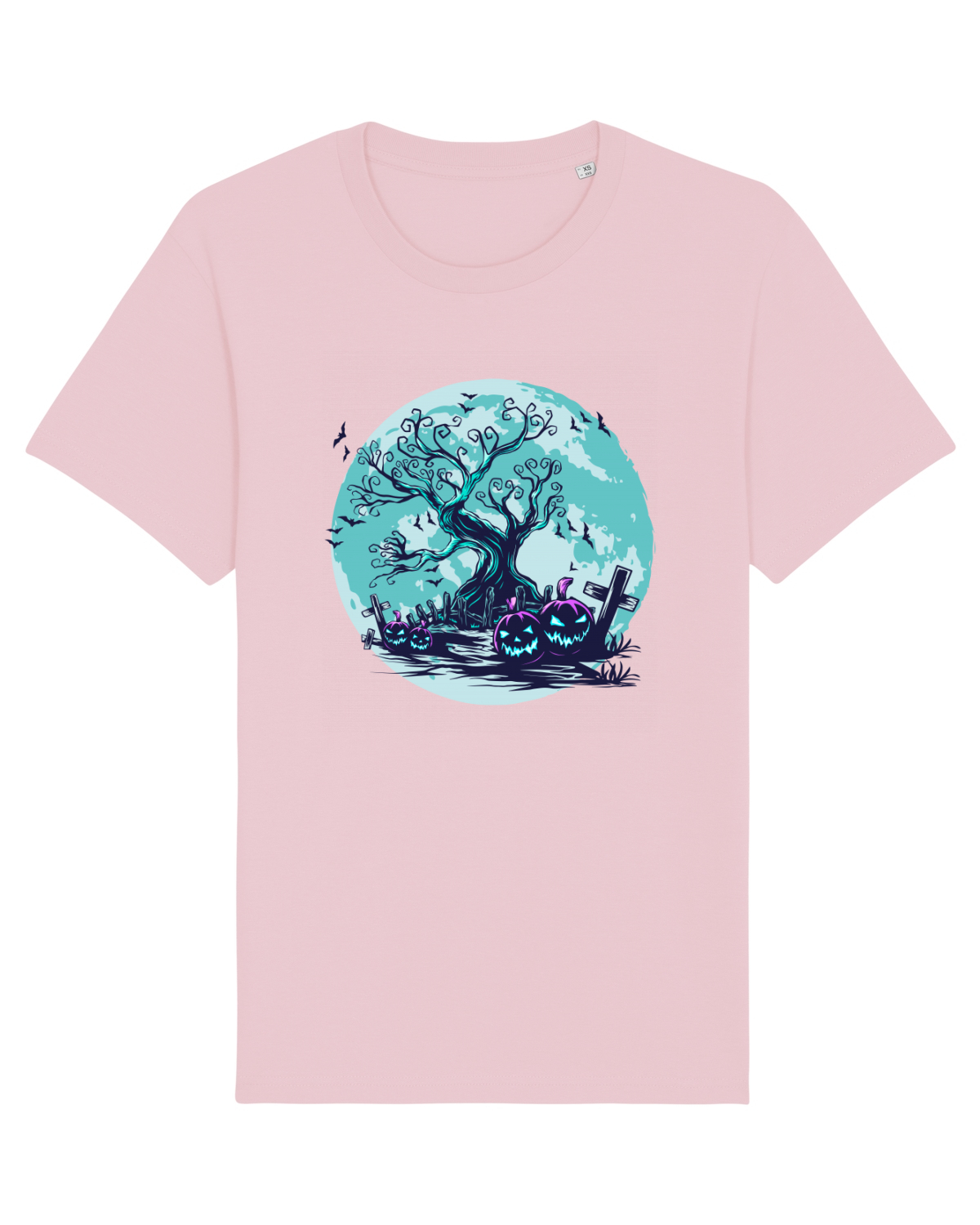 Tricou mânecă scurtă Unisex Rocker Cotton Pink