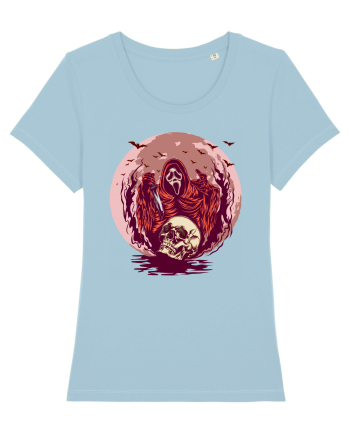 Halloween Dead Sunset Sky Blue