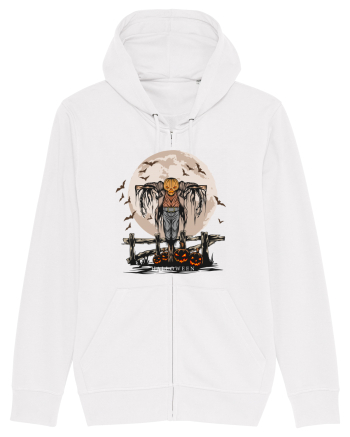 Pumpkin Head Scarecrow White